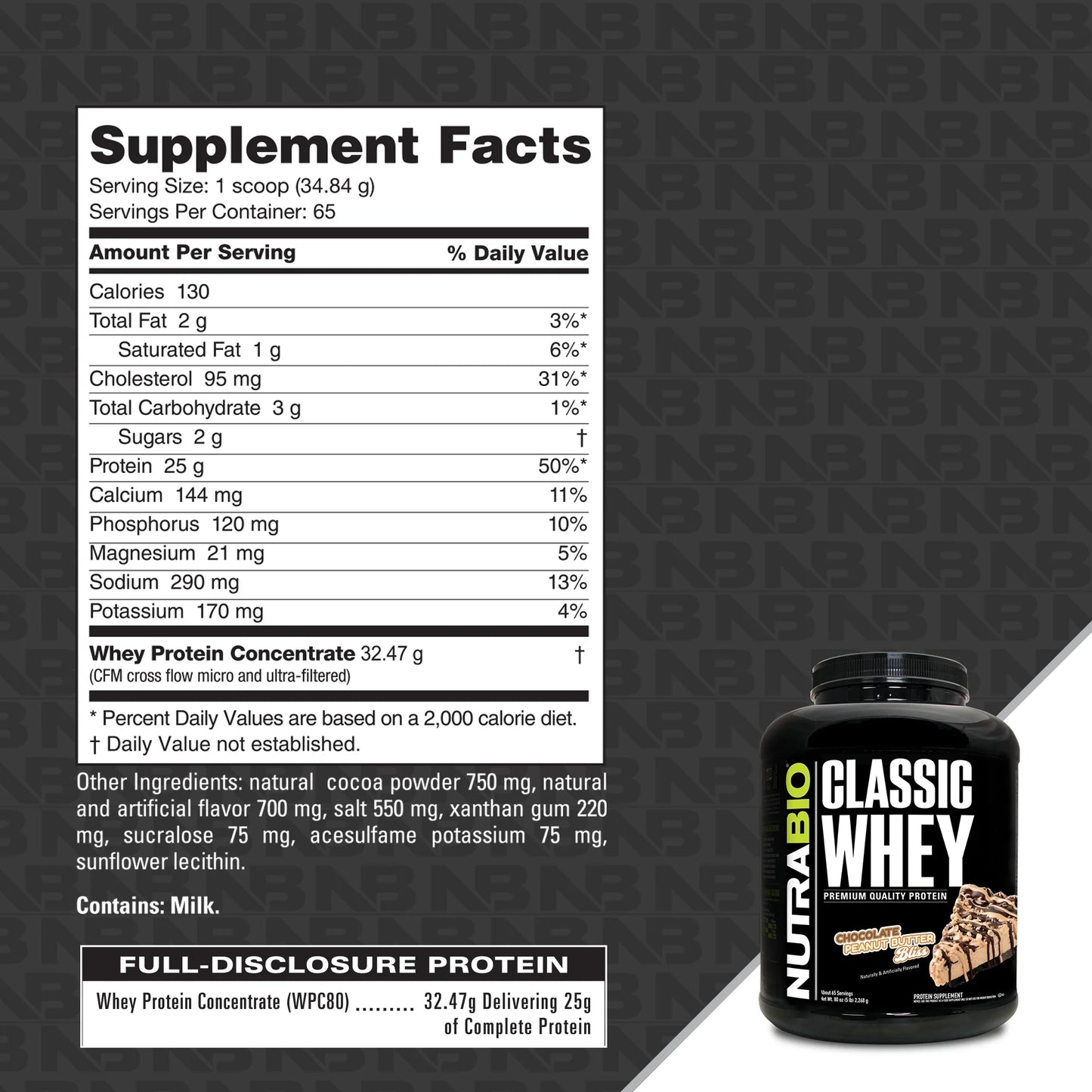 NUTRA BIO CLASSIC WHEY 5LB