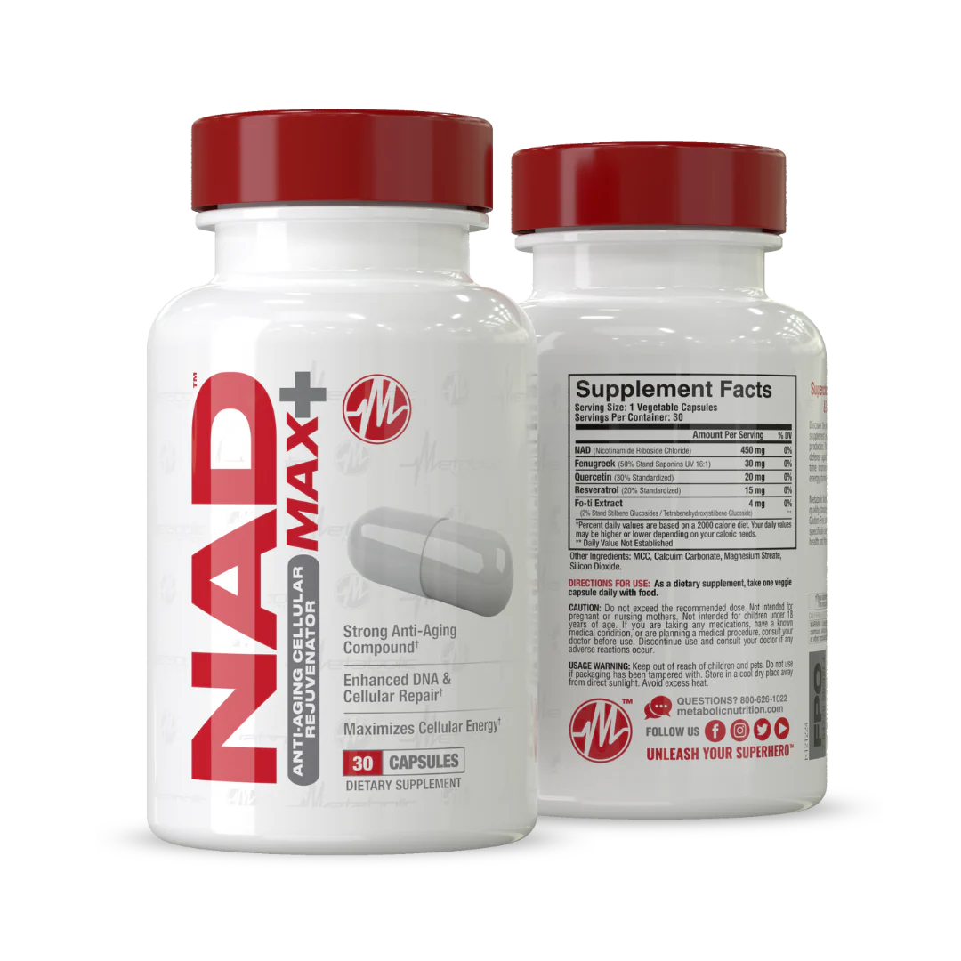 Metabolic Nutrition NAD MAX+